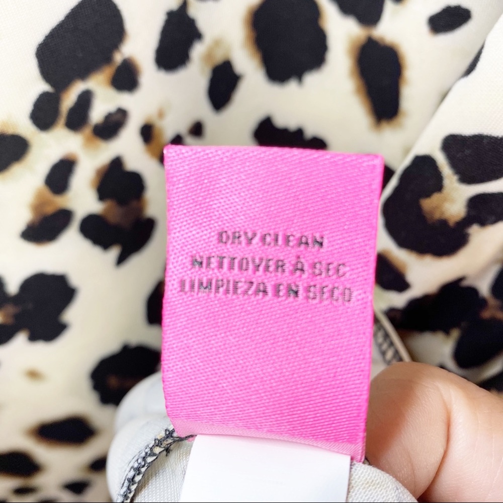 NEW Betsey Johnson Leopard Print Ruffled Dress - Picture 13 of 13